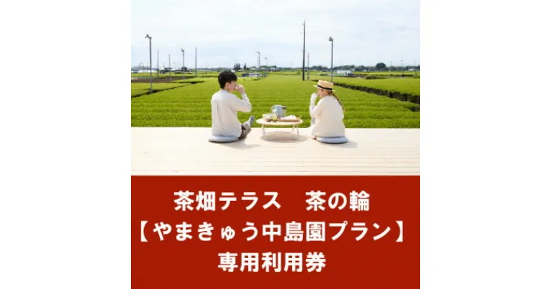 【ふるさと納税】茶畑テラス茶の輪利用券【やまきゅう中島園プラン2名分】【1502958】