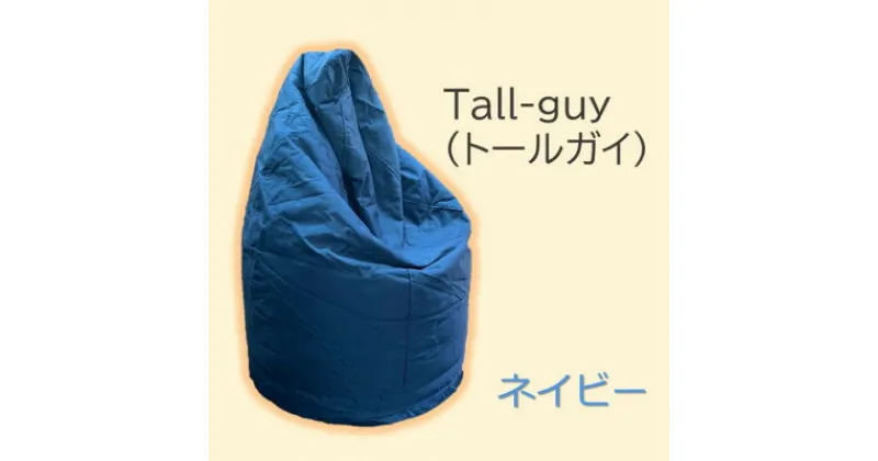 【ふるさと納税】1人掛け屋内外兼用ビーズソファ Tall-guy(トールガイ)　ネイビー【1356147】