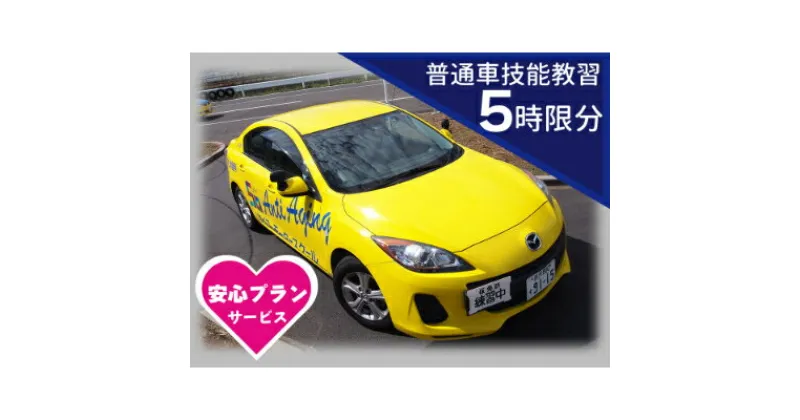 【ふるさと納税】普通車 技能教習チケット(5時限分)+スーパー安心プラン【1232468】