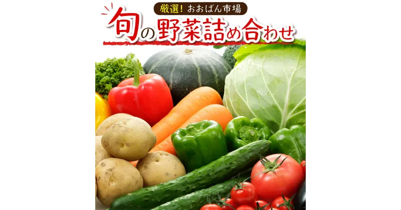 【ふるさと納税】厳選・「おおばん市場」旬の野菜詰め合わせ　【11246-0038】