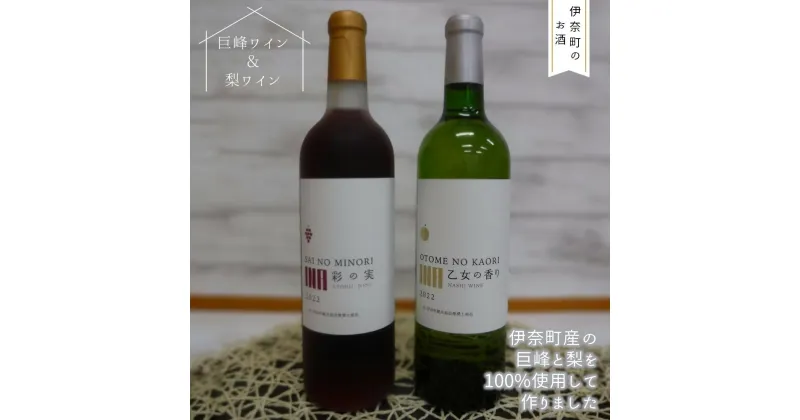 【ふるさと納税】巨峰ワイン・梨ワイン飲み比べセット 国産ワイン 日本のワイン 先行予約受付中