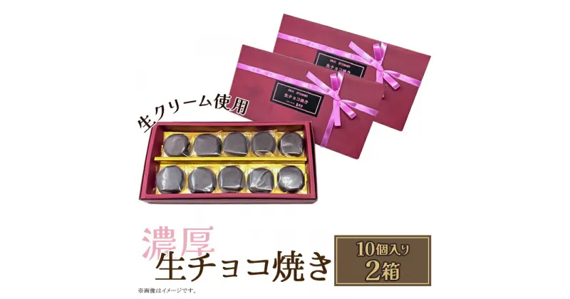 【ふるさと納税】生チョコ焼き20個入り（10個入り約180g×2ケース）