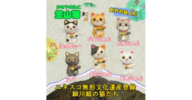 【ふるさと納税】笠山猫6匹セット(シバ・ともにゃん・よしにゃか・はっちぃー・ひめにゃん・たかにゃん)【1457377】