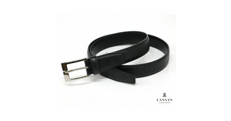 【ふるさと納税】LANVIN　COLLECTION　サフィアーノエンボスレザーベルト　JLMB1300【1278991】